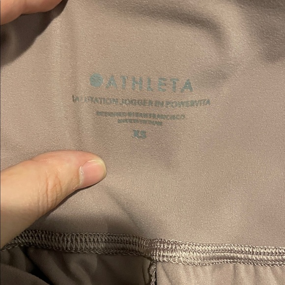 Athleta High-Rise Purple Joggers - Picture 6 of 7